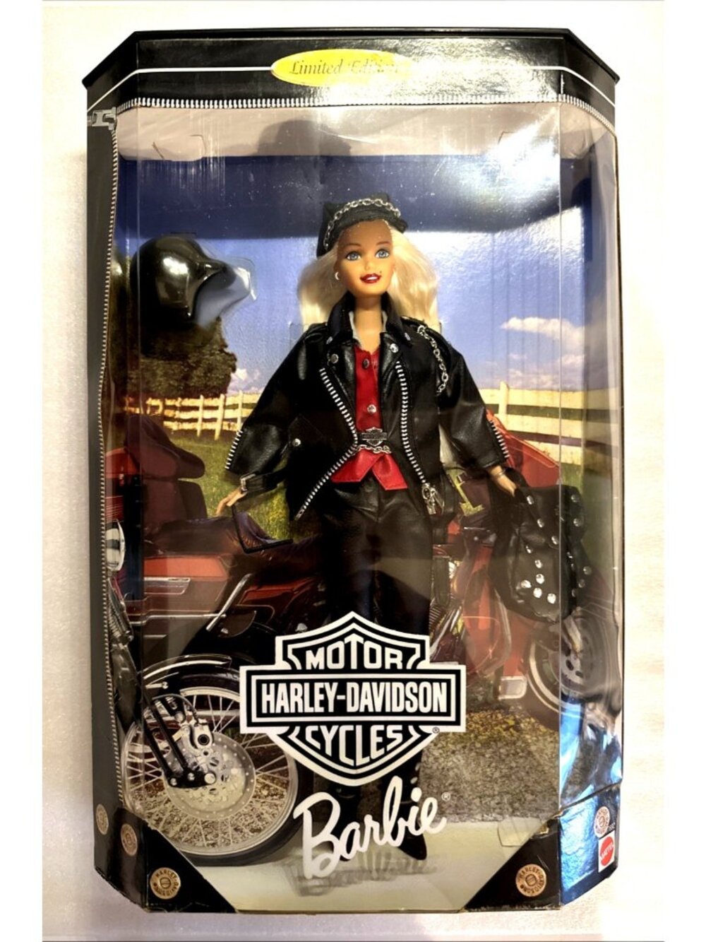 Barbie Doll Harley-Davidson Motor Cycles Limited Edition 1997 Mattel NEW SEALED